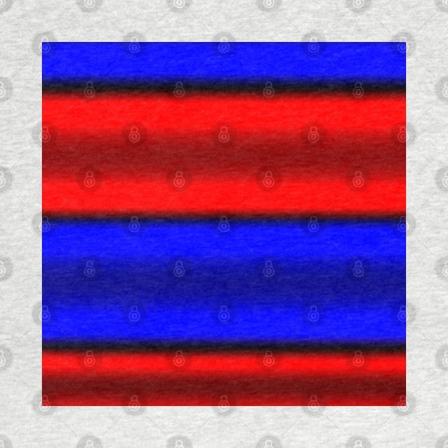 Red & Blue Horizontal Stripes by BlakCircleGirl